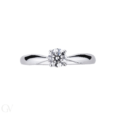 Montatura solitario lineare