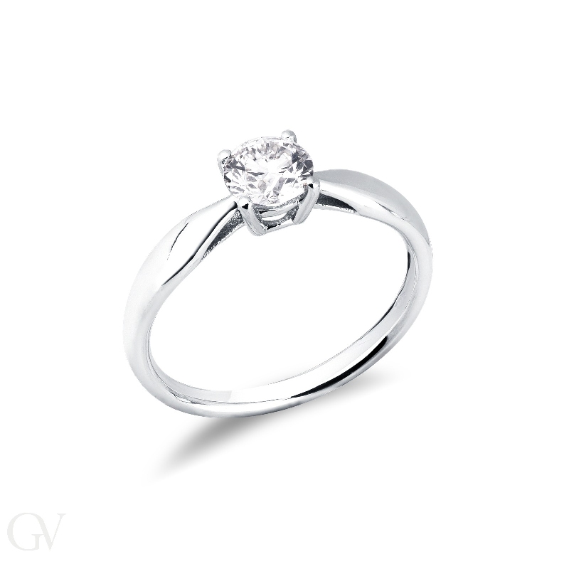 Montatura solitario lineare