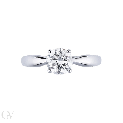 Montatura solitario lineare