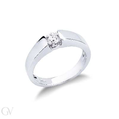 Montatura solitario incastonatura battuta