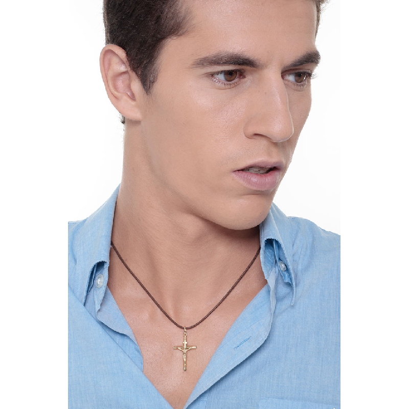 Golden Crucifix, 18k yellow gold