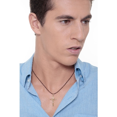 Golden Crucifix, 18k yellow gold