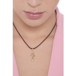 Rounded egyptian ankh in 18k yellow gold 2