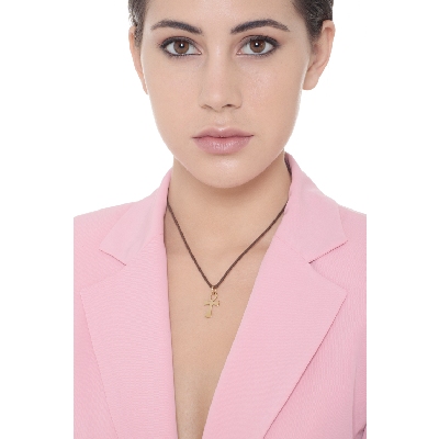 18k yellow gold akh pendant