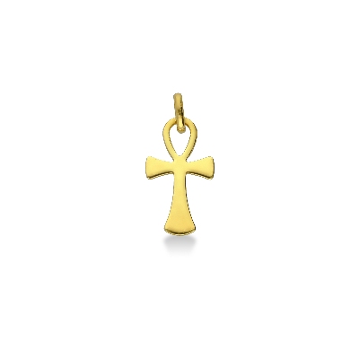 18k yellow gold akh pendant