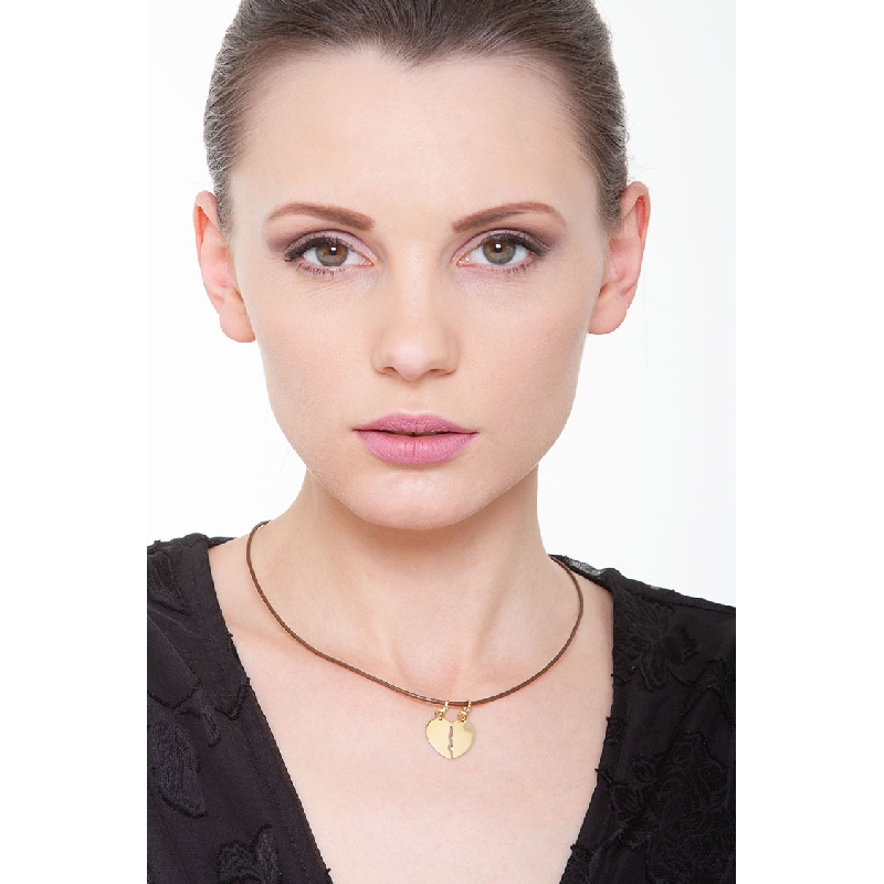 Divisible heart in 18k yellow gold