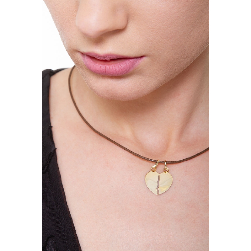 Divisible heart in 18k yellow gold