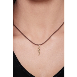 Golden Horn pendant, 18k yellow gold 2