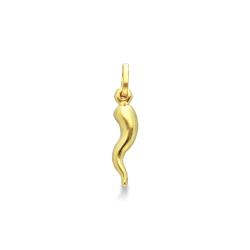 Golden Horn pendant, 18k yellow gold