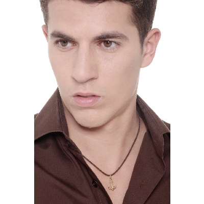 Golden Anchor pendant, 18k yellow gold