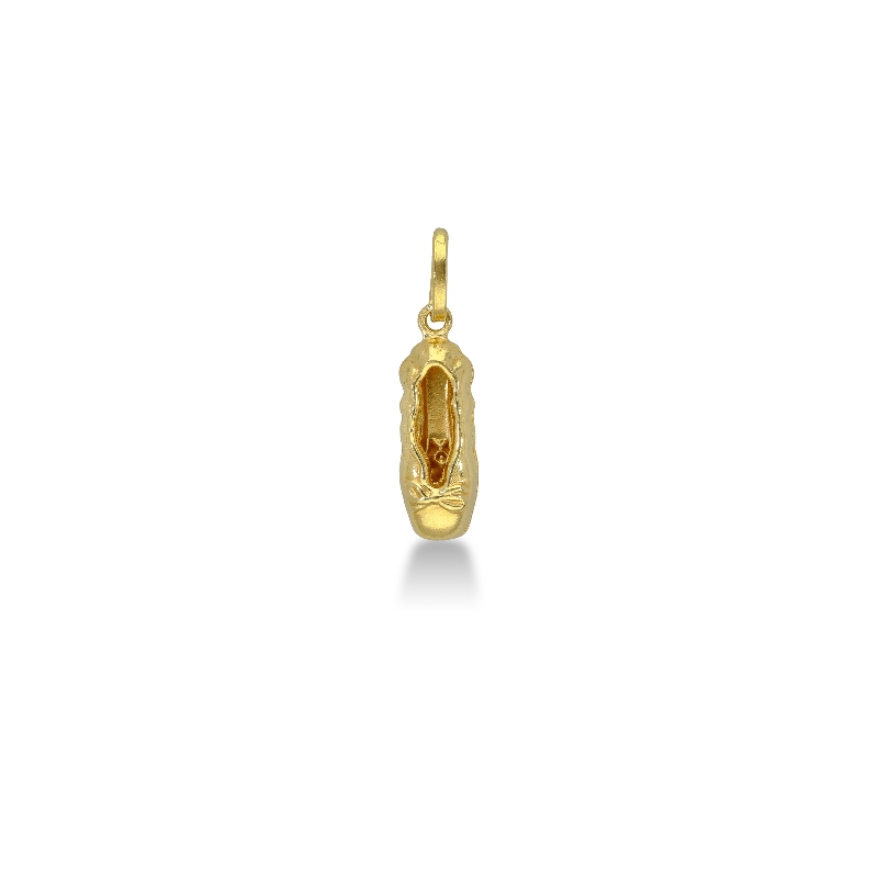 Dancing shoe in 18k yellow gold