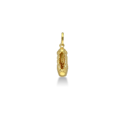 Dancing shoe in 18k yellow gold