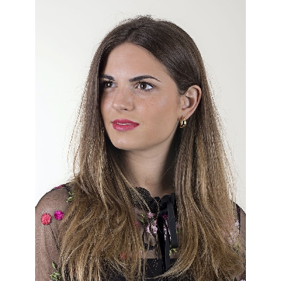 18k yellow gold oval earrings 