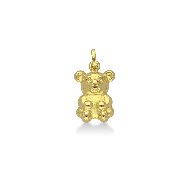 Bear pendant in 18k yellow gold