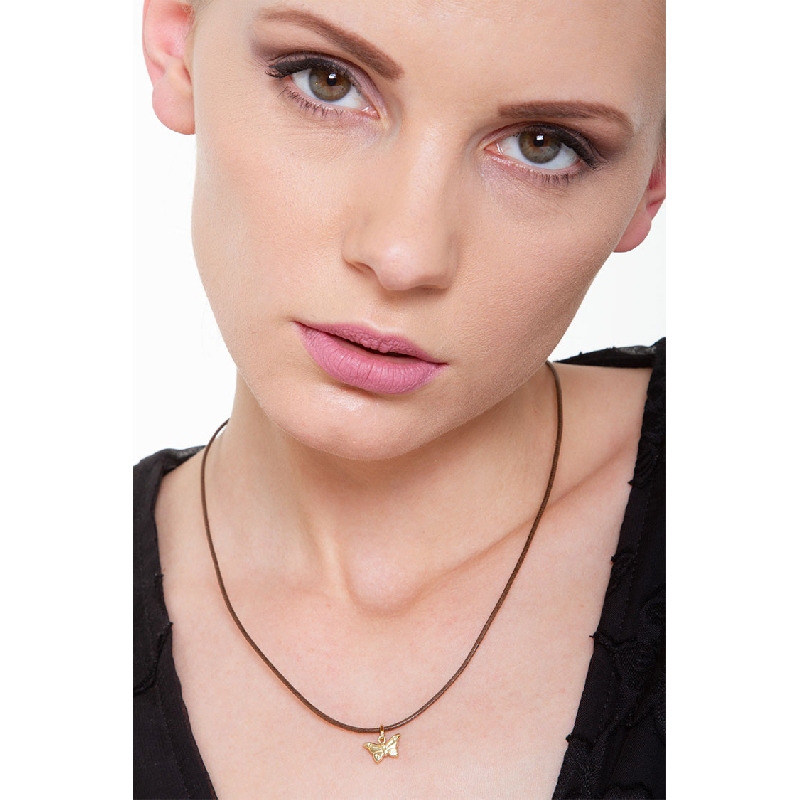 Golden Butterfly pendant, 18k yellow gold