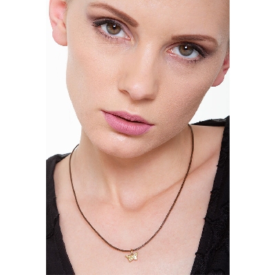 Golden Butterfly pendant, 18k yellow gold