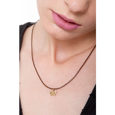 Golden Butterfly pendant, 18k yellow gold