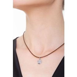 Angel pendant , 18k white gold 2