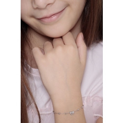 Bracelet 18k White Gold with bow 2