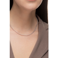 18k white gold necklace with diamonds 2