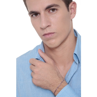 18k white gold tennis bracelet with rubies