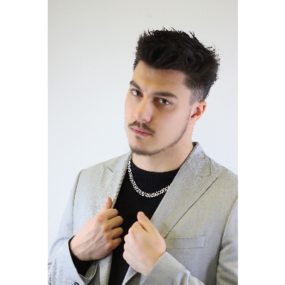 Collana maglia Cuban Link in oro bianco 18k con Diamanti