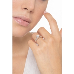  Anello Fidanzamento Legame con diamante 0,90 ct  2