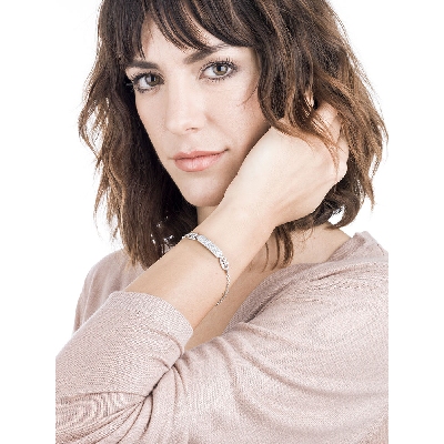 Bracciale in oro bianco 18k  con diamanti