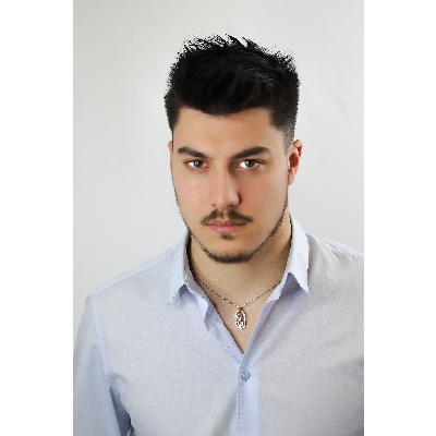 Collana da uomo con croce in oro Bianco 18k con diamanti, 3 cm