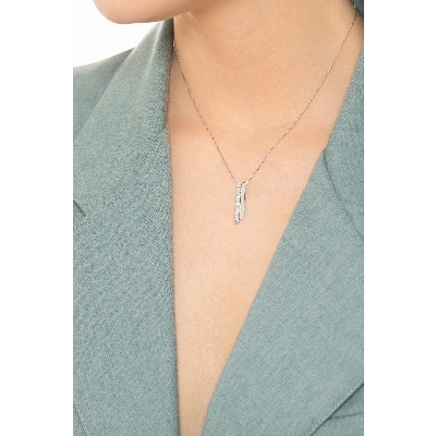 White Gold Diamond Necklace