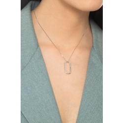 750 White Gold Diamond Necklace for Women 2