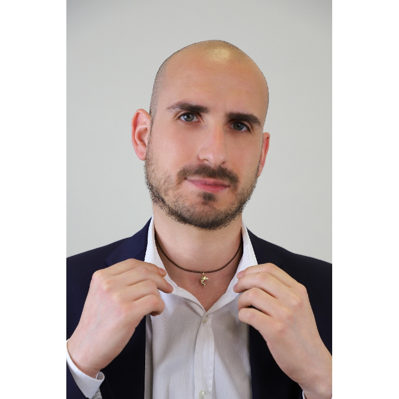 18k yellow gold delphin pendant