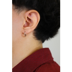 18k white gold hoop earrings 2