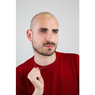 Catena maglia rolò in oro bianco 18k, cm 45.