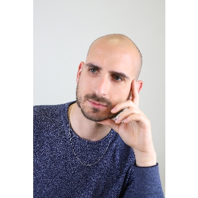 Catena veneziana in oro bianco 750, 50 cm