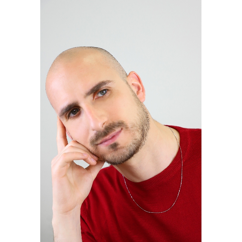 Catena veneziana in oro bianco 18k, cm 50.