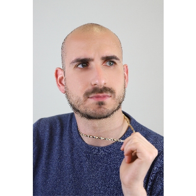 18k white and yellow gold screw chain