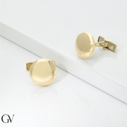 Gemelli da uomo personalizzati color oro