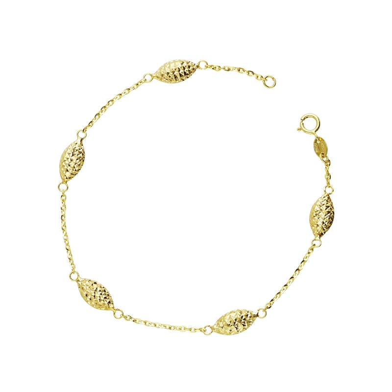 Bracciale in oro giallo 750