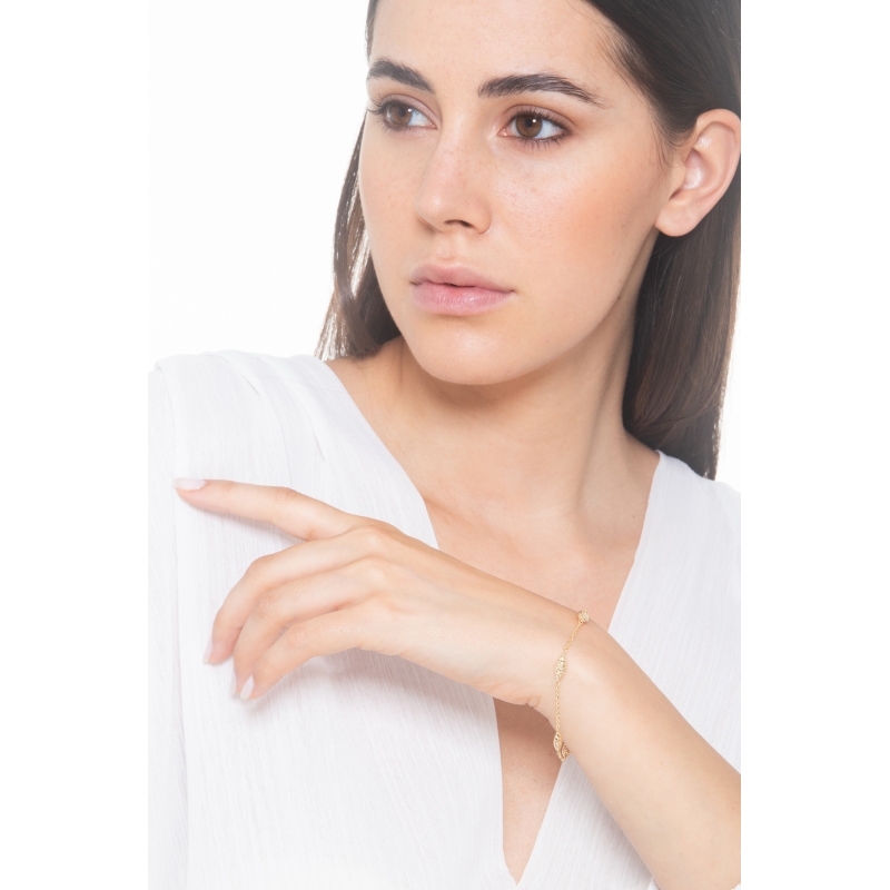 Bracciale in oro giallo 750