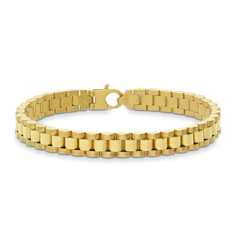 Bracciale tipo cinturino in oro giallo 18k