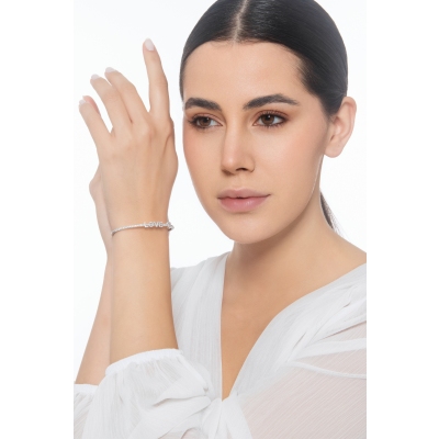 BRACCIALE CON 5 ELEMENTI (SPECIFICARE NELL'ORDINE QUALI LETTERE E/O SIMBOLI)