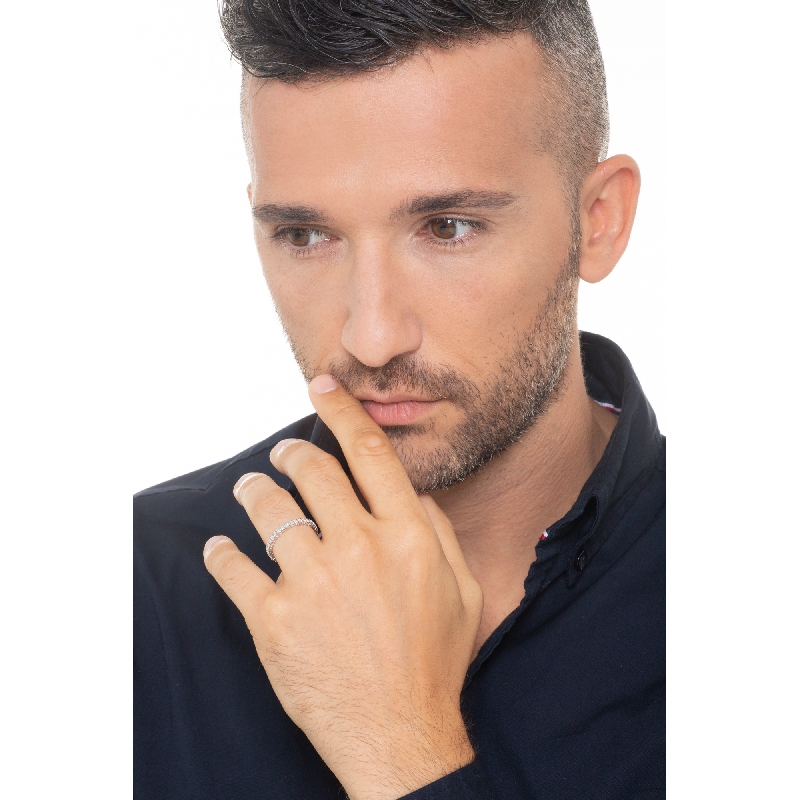 Eternity in Oro Bianco 18k e Diamanti