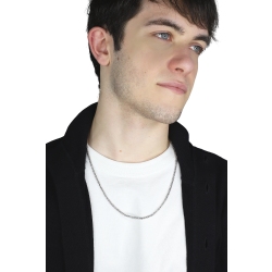 18k white gold byzantine necklace  2