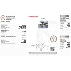 Diamante Certificato IGI   CT 0,42   E   VVS 2 2