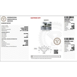 Diamante Certificato IGI   CT 0,42   F   VS 1 2