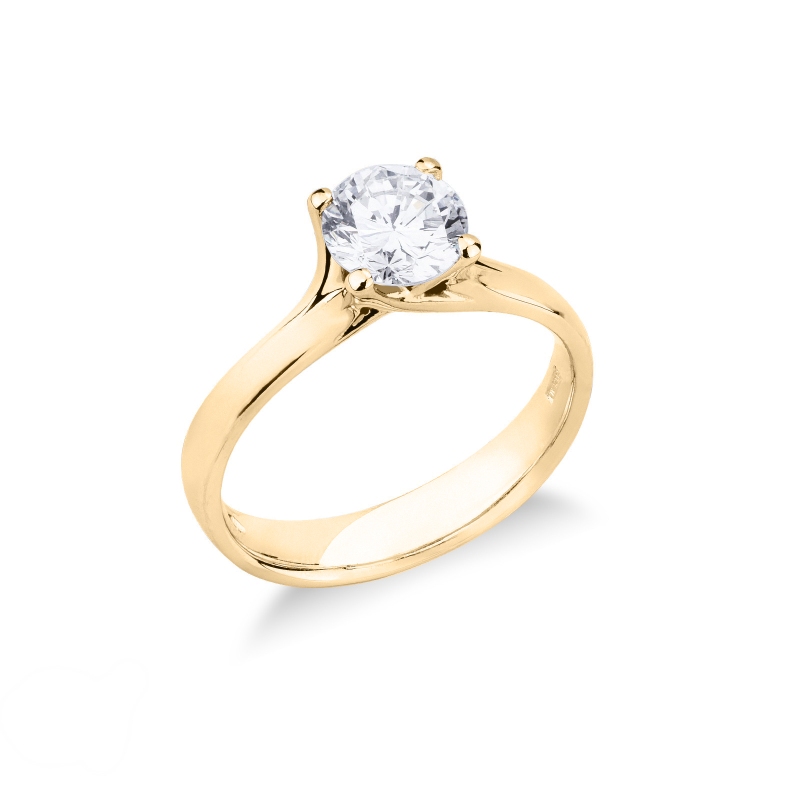 Montatura solitario Lineare.