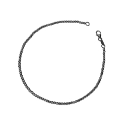 18k black gold bracelet with spheres