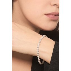 Illusion bracelet with diamonds 2