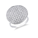 Anello tondo pavè...